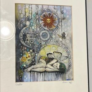 Signed Print Cradle by Manami Lingerfelt